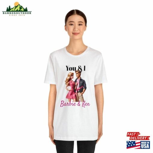 Barbie And Ken Unisex Jersey Short Sleeve Tee Movie 2023 Cute T-Shirt Sweatshirt