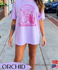 Barbie And Oppenheimer Comfort Colors Shirt Unisex Sweatshirt 3