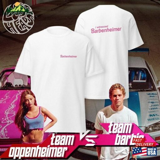 Barbie And Oppenheimer Movie Shirt Merch For Lovers Sweatshirt Unisex