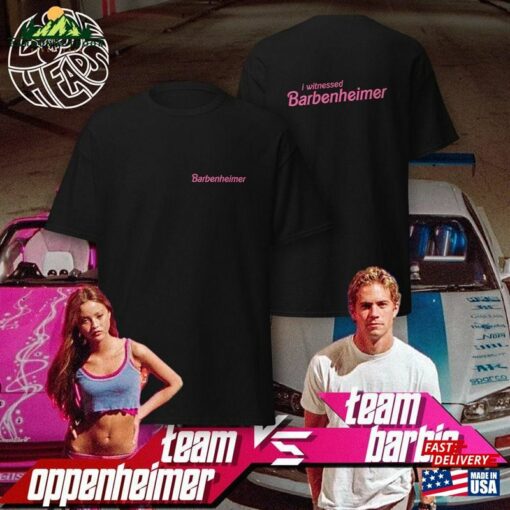 Barbie And Oppenheimer Movie Shirt Merch For Lovers Sweatshirt Unisex