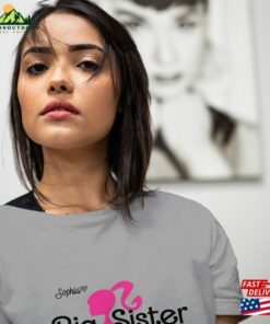 Barbie Big Sister Shirt Custom Name Shirts Personalized T-Shirt Unisex