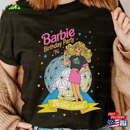 Barbie Birthday Party 1994 Land T-Shirt Shirt Tee Unisex