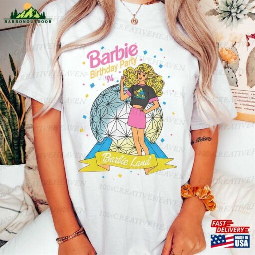 Barbie Birthday Party 1994 Land T-Shirt Shirt Tee Unisex