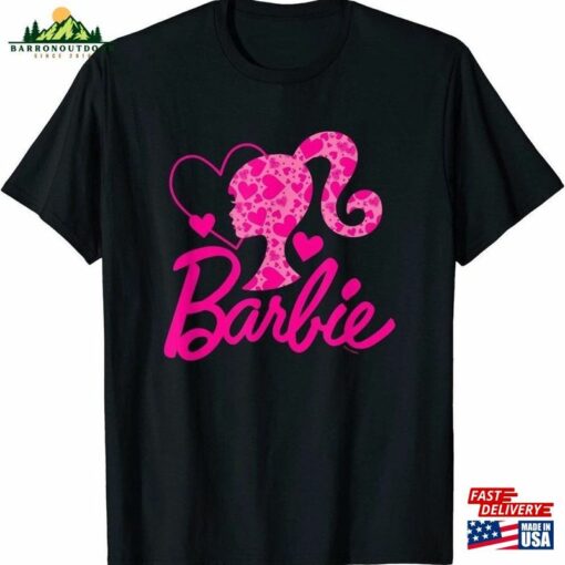 Barbie Black Heart Logo Crew Neck T-Shirt Movie 2023 Tee For Friends Sweatshirt Classic