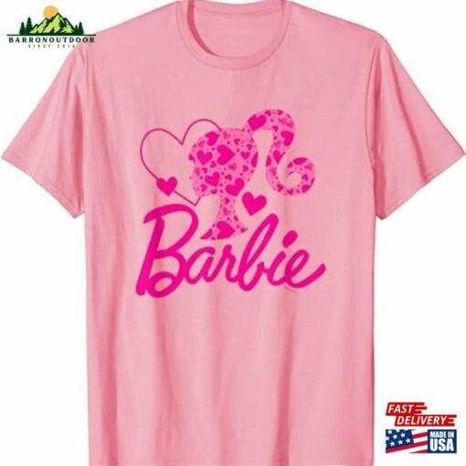 Barbie Black Heart Logo Crew Neck T-Shirt Movie 2023 Tee For Friends Sweatshirt Classic