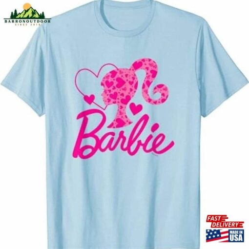 Barbie Black Heart Logo Crew Neck T-Shirt Movie 2023 Tee For Friends Sweatshirt Classic