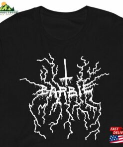 Barbie Black Metal Logo T-Shirt Hoodie Unisex Barbie Black Metal Logo T-Shirt Hoodie Unisex