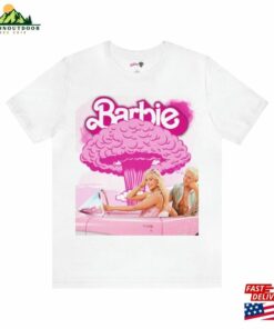 Barbie Bomb Movie Unisex Short Sleeved White T-Shirt Sweatshirt