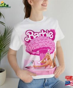Barbie Bomb Movie Unisex Short Sleeved White T-Shirt Sweatshirt