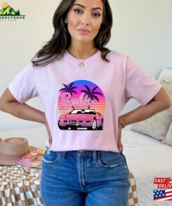 Barbie Car Shirt Movie Party Girls T-Shirt Classic Barbie Car Shirt Movie Party Girls T-Shirt Classic