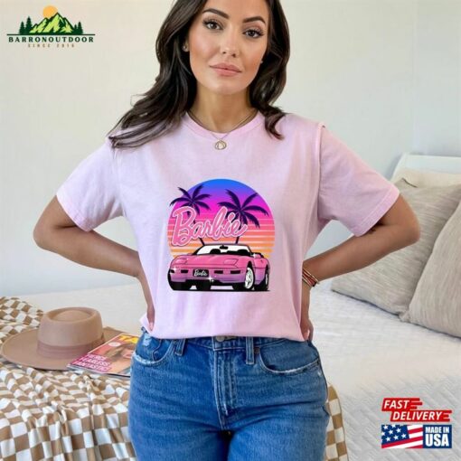 Barbie Car Shirt Movie Party Girls T-Shirt Classic