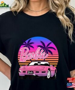 Barbie Car Shirt Movie Party Girls T-Shirt Classic Barbie Car Shirt Movie Party Girls T-Shirt Classic