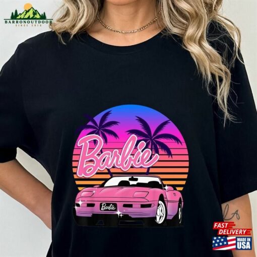 Barbie Car Shirt Movie Party Girls T-Shirt Classic