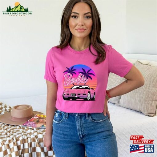 Barbie Car Shirt Movie Party Girls T-Shirt Classic