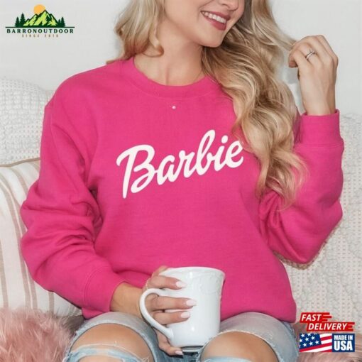 Barbie Crewneck Sweater Classic Sweatshirt