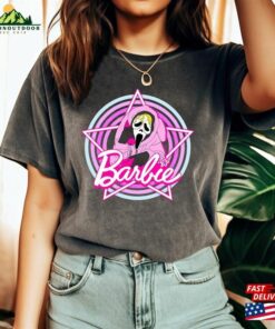 Barbie Ghostface Shirt Horror Fans Unisex T-Shirt Barbie Ghostface Shirt Horror Fans Unisex T-Shirt