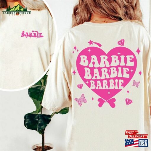 Barbie Heart Shirt Doll Baby Girl For Women Classic Sweatshirt