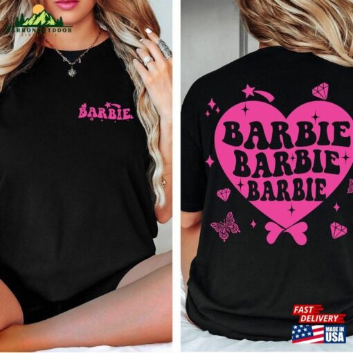 Barbie Heart Shirt Doll Baby Girl For Women Classic Sweatshirt