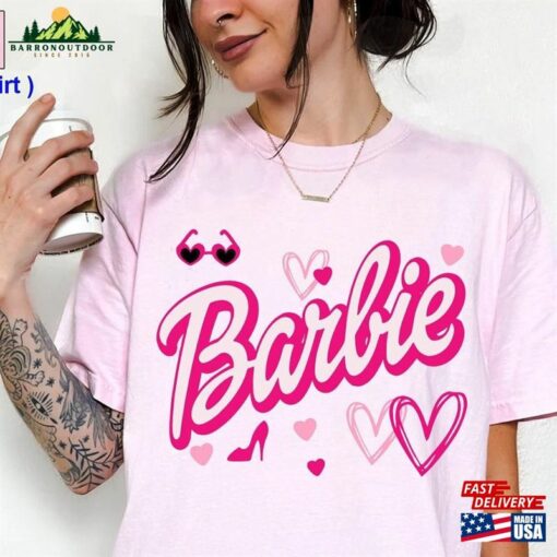 Barbie Heart Shirt Fan Cheetah T-Shirt Unisex