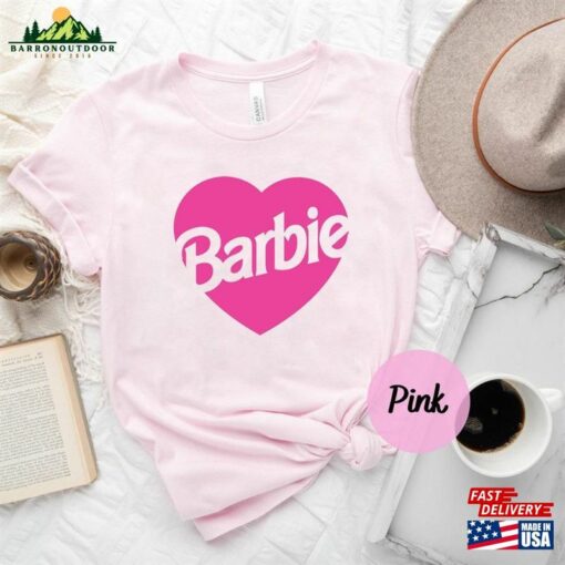 Barbie Heart Shirt Girl 2023 Movie Hoodie Classic