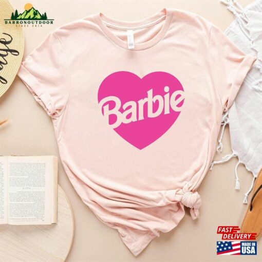 Barbie Heart Shirt Girl 2023 Movie Hoodie Classic