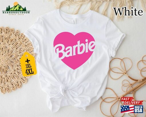 Barbie Heart Shirt Girl 2023 Movie Hoodie Sweatshirt