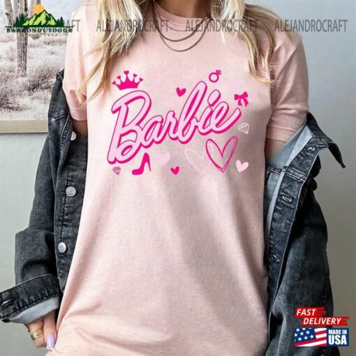 Barbie Heart Shirt Movie Cheetah Unisex T-Shirt