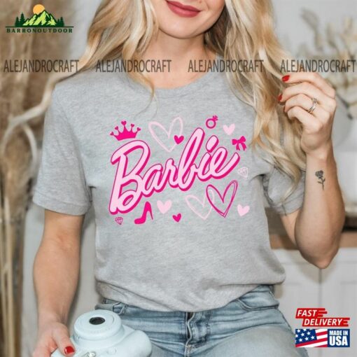 Barbie Heart Shirt Movie Cheetah Unisex T-Shirt