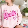 Barbie Heart Sweatshirt Fan Shirt Cheetah Unisex