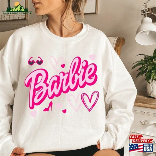 Barbie Heart Sweatshirt Fan Shirt Cheetah Unisex