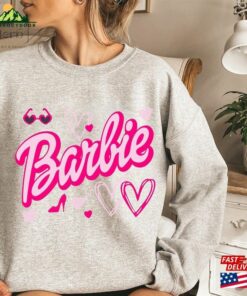 Barbie Heart Sweatshirt Fan Shirt Cheetah Unisex 3 Barbie Heart Sweatshirt Fan Shirt Cheetah Unisex 4