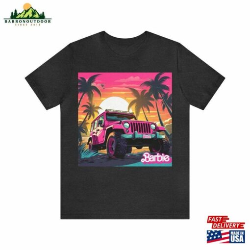 Barbie Inspired 4X4 Pink Jeep T-Shirt Fan Gift Movie 2023 Hoodie Sweatshirt