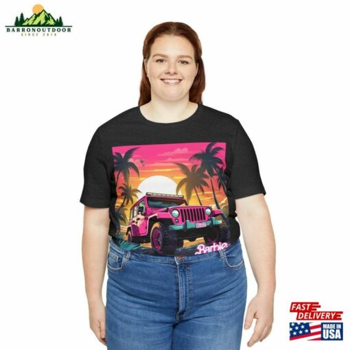 Barbie Inspired 4X4 Pink Jeep T-Shirt Fan Gift Movie 2023 Hoodie Sweatshirt