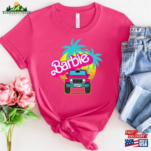 Barbie Inspired Adult And Kids Tshirts Shirts With Jeep Unisex T-Shirt