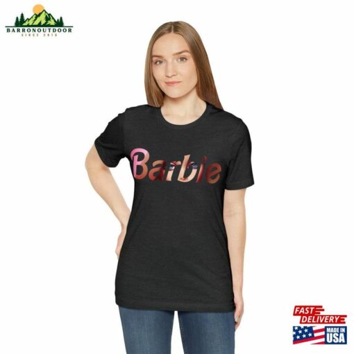 Barbie Inspired Behind The Mask Logo Color T-Shirt Adult Movie 2023 Unisex Sweatshirt