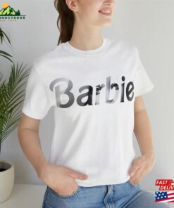 Barbie Inspired Behind The Mask Logo T-Shirt Adult Movie 2023 Classic Barbie Inspired Behind The Mask Logo T-Shirt Adult Movie 2023 Classic