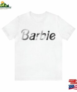Barbie Inspired Behind The Mask Logo T-Shirt Adult Movie 2023 Classic Barbie Inspired Behind The Mask Logo T-Shirt Adult Movie 2023 Classic