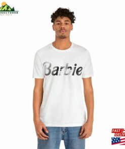 Barbie Inspired Behind The Mask Logo T Shirt Adult Movie 2023 Classic 4