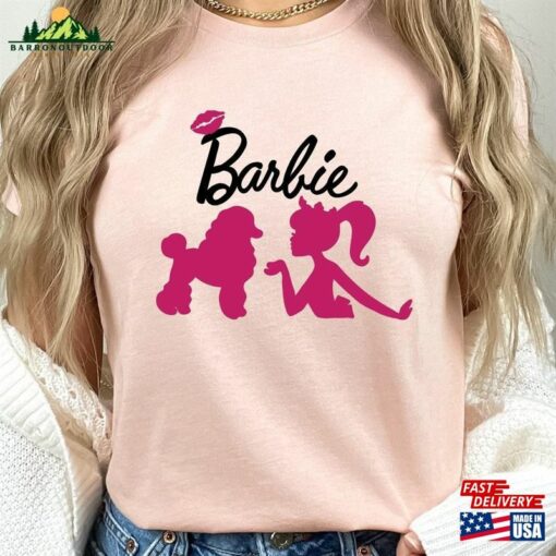 Barbie Kiss Shirt Girl 2023 Movie T-Shirt Hoodie