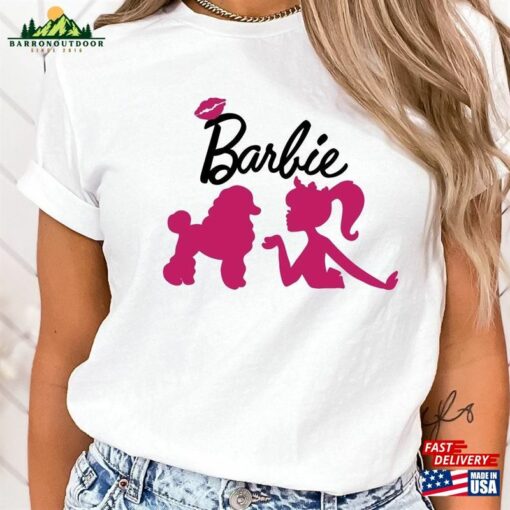 Barbie Kiss Shirt Girl 2023 Movie T-Shirt Hoodie