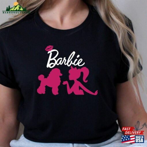 Barbie Kiss Shirt Girl 2023 Movie T-Shirt Hoodie