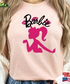 Barbie Kiss Shirt Girl 2023 Movie Unisex Classic Barbie Kiss Shirt Girl 2023 Movie Unisex Classic