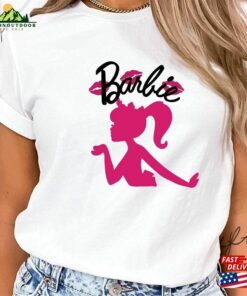 Barbie Kiss Shirt Girl 2023 Movie Unisex Classic Barbie Kiss Shirt Girl 2023 Movie Unisex Classic