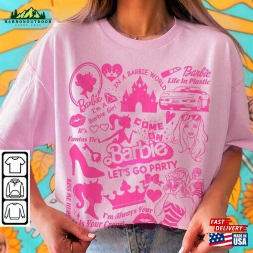 Barbie Life In Plastic Shirt Fan Cheetah T-Shirt Unisex