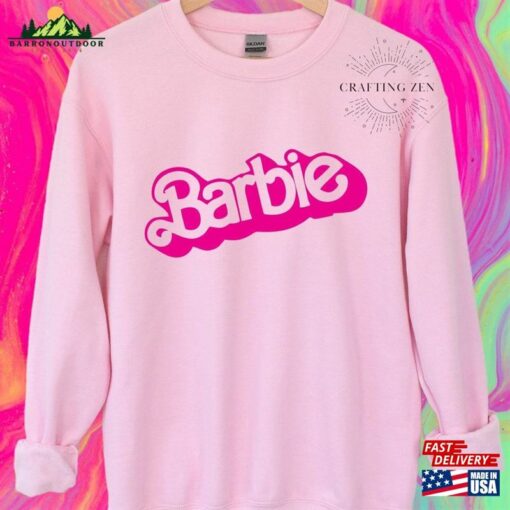 Barbie Logo Crewneck Movie Shirt T-Shirt Classic