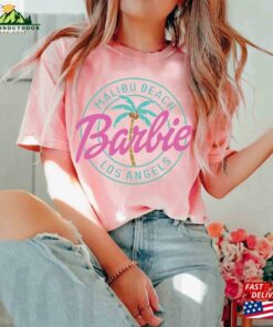 Barbie Malibu Beach Comfort Colors® Shirt Movie 2023 Pink Los Angeles Sweatshirt T-Shirt