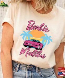 Barbie Malibu Beach Shirt Movie 2023 Pink California Sweatshirt Unisex