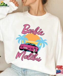 Barbie Malibu Beach Shirt Movie 2023 Pink California Sweatshirt Unisex 4
