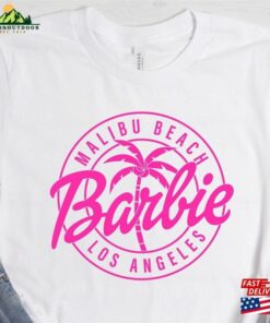 Barbie Malibu Beach T-Shirt Movie 2023 Pink Los Angeles Shirt Classic Hoodie
