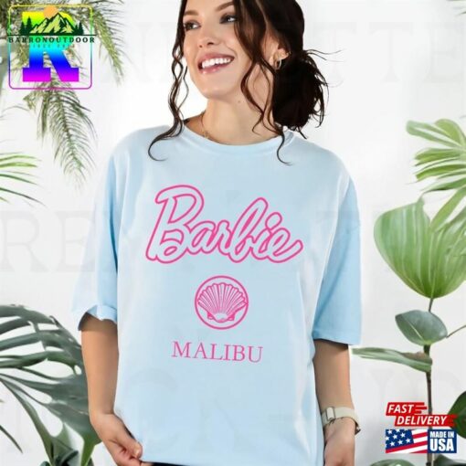 Barbie Malibu Logo Comfort Color Shirt 2023 Unisex Sweatshirt